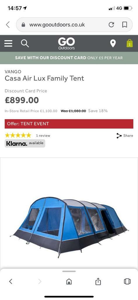 Vango Casa Footprint Sporting Goods